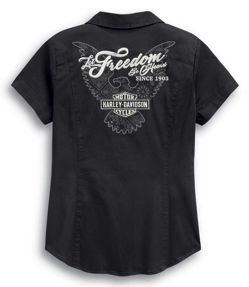 SHIRT-WOVEN,BLACK 99037-20VW