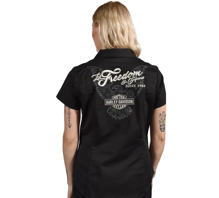 SHIRT-WOVEN,BLACK 99037-20VW