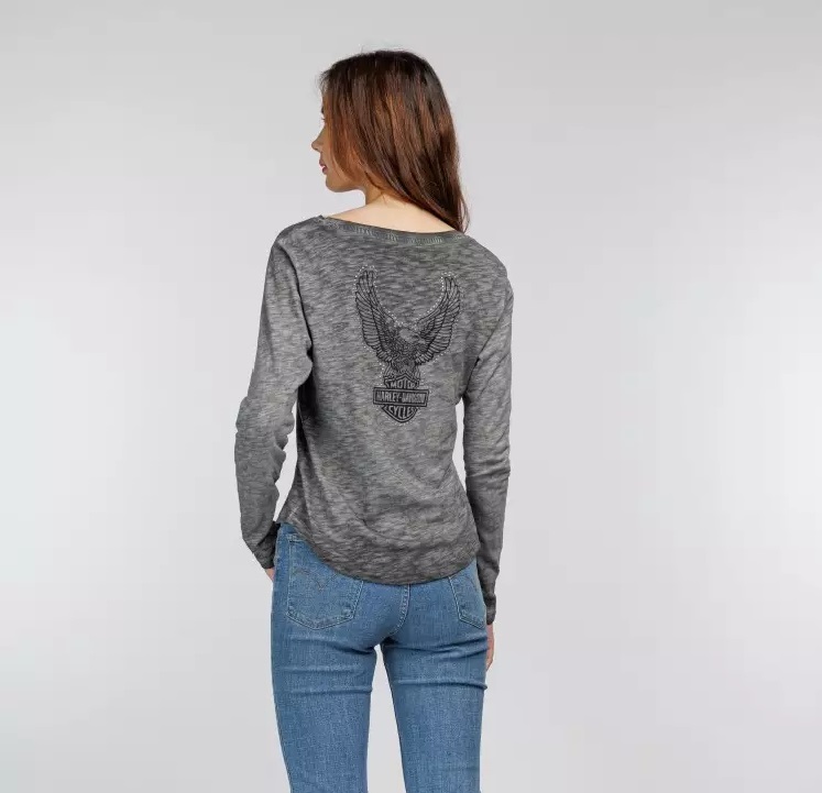 HENLEY-KNIT,BLACK 97484-23VW