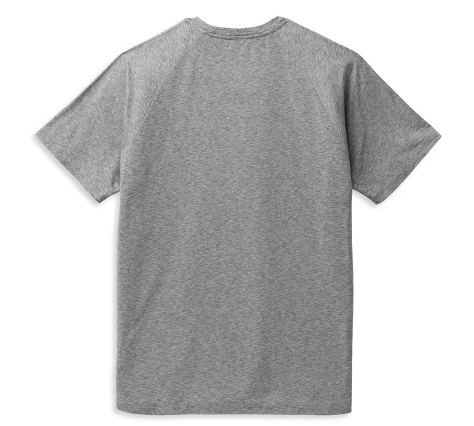 TEE-KNIT,HEATHER GREY 96530-22VM