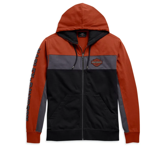 HOODIE-KNIT,COLORBLOCK 99084-20VM