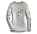 TEE-L/S,SKULL,GRY 99143-14VW