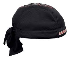 SKULLCAP-FLAMES,QUICKDRY,BLK 99435-16VM (XXS)