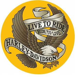 H-D LIVE TO RIDE EAGLE SIGN