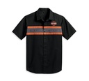 SHIRT-WOVEN,BLACK COLORBLOCK 96157-23VM