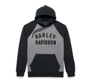 HOODIE-KNIT,COLORBLOCK GREY 96287-22VM