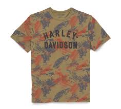 TEE-KNIT,GREEN CAMO 96310-22VM (XXS)