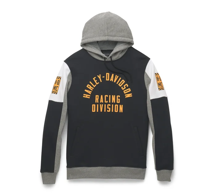 HOODIE-KNIT,COLORBLOCK BLACK 96506-22VM