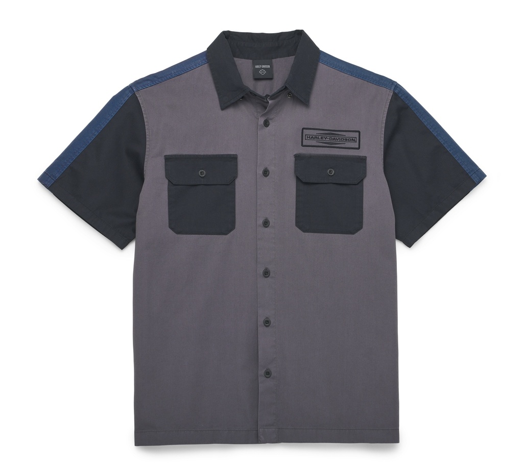 SHIRT-WOVEN,DARK GREY 96586-22VM (XXS)