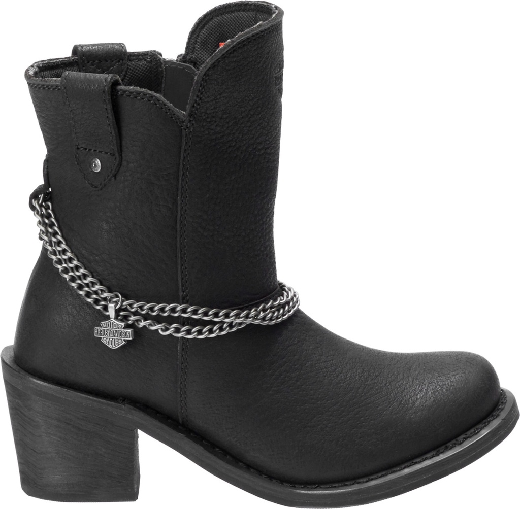 [D87184-11] RR-VANETTE BLK ANKL CHAIN PULL ON (11)