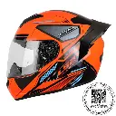 CASCO LS2 FF352 EVO BETHA NEGRO NARANJA
