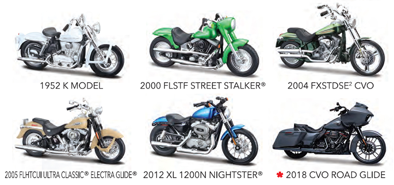 [Harley-Davidson K Model 1952] 1:18 H-D Motorcycles, Series 37 (1)
