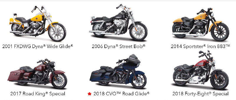 [Dyna Super Glide] 1:18 H-D Motorcycles, Series 39 (1)