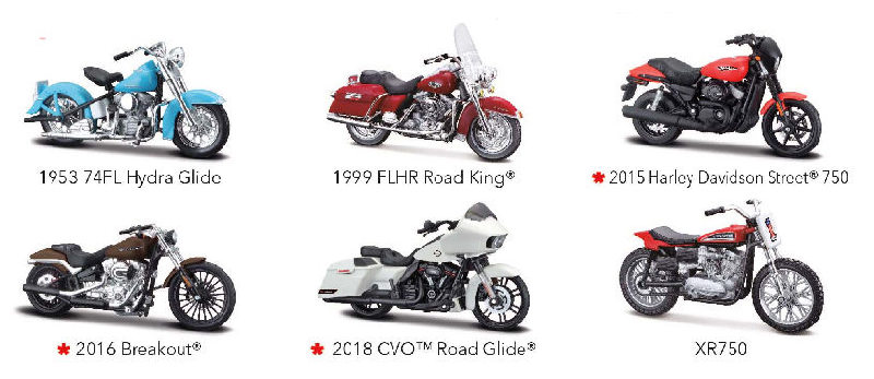 1:18 H-D Motorcycles, Series 40