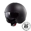 CASCO ABIERTO LS2 OF599 SPITFIRE NEGRO MATTE