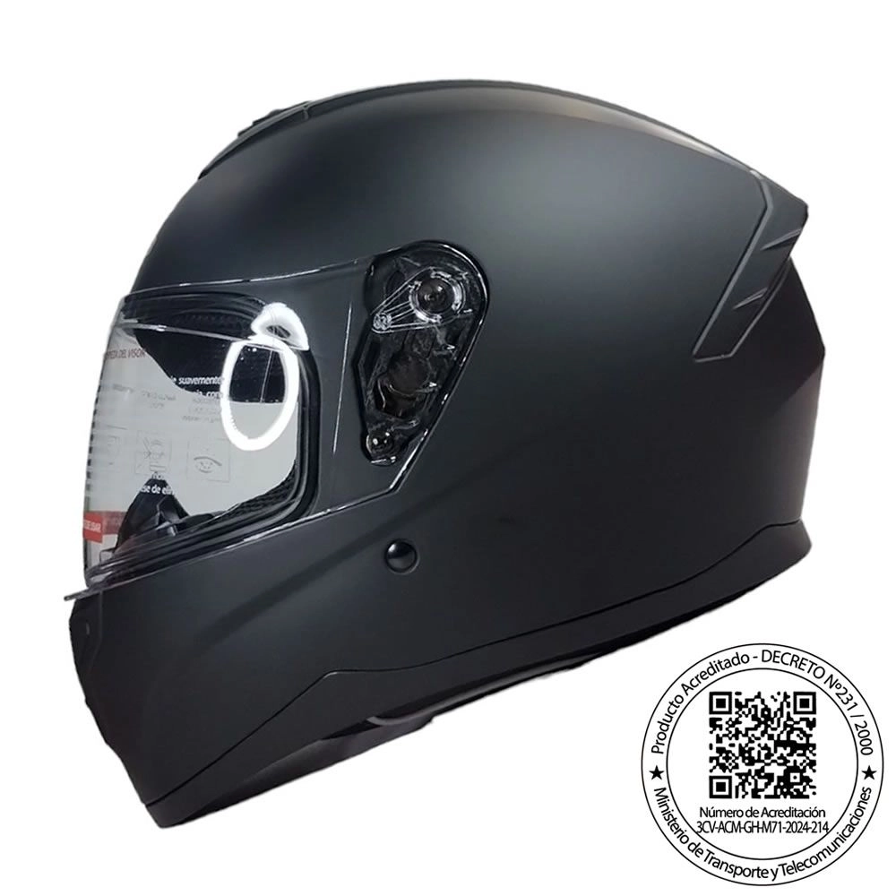 [M-71S] CASCO GHB M-71 NEGRO MATTE  (S)