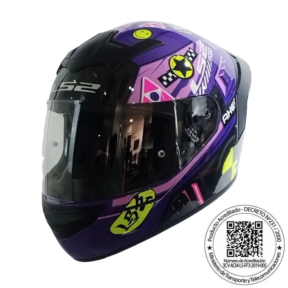 [17643] CASCO LS2 FF352 EVO BIG ONE MORA AMARILLO (XS)