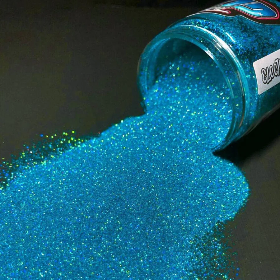 Electric Blue Metal Flake - 2.5oz / 0.006