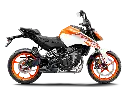 MOTOCICLETA KTM 250 DUKE 2024 BLANCA