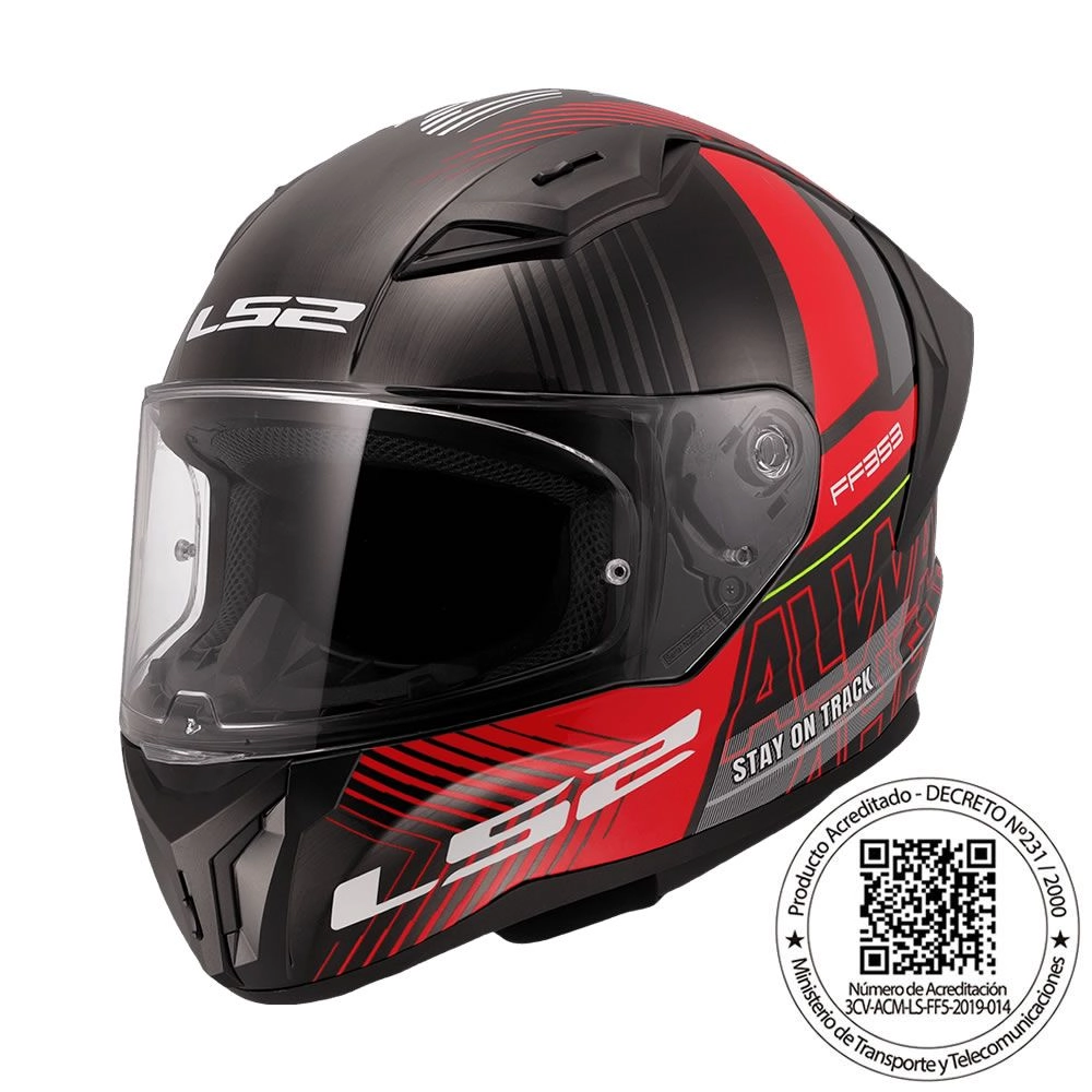 CASCO LS2 FF810 VIGO SHIFT JEANS TITANIO ROJO (S)