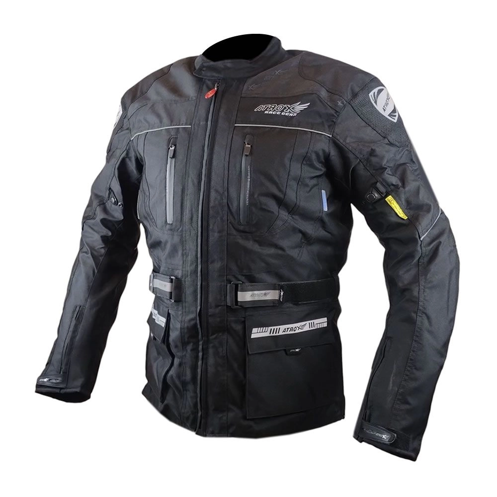 CHAQUETA ATROX TECH-1 (CE2203) LARGA NEGRA