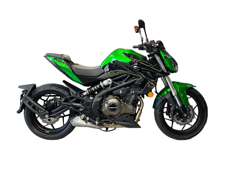 MOTOCICLETA SRK 400 QJ MOTOR VERDE