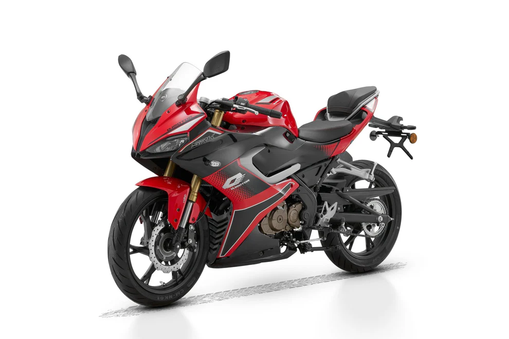 MOTOCICLETA SRK 125 R QJ MOTOR ROJA (NEGRO)