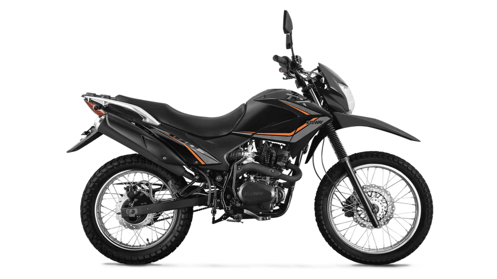 MOTOCICLETA TX150 KEEWAY CBS NEGRA