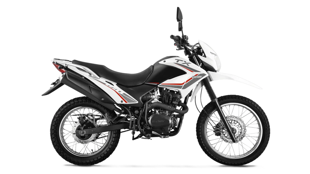 MOTOCICLETA TX150 KEEWAY CBS BLANCA