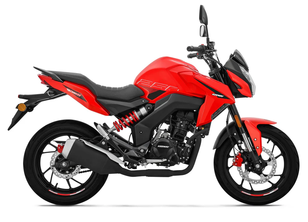 MOTOCICLETA RK250S KEEWAY ROJA