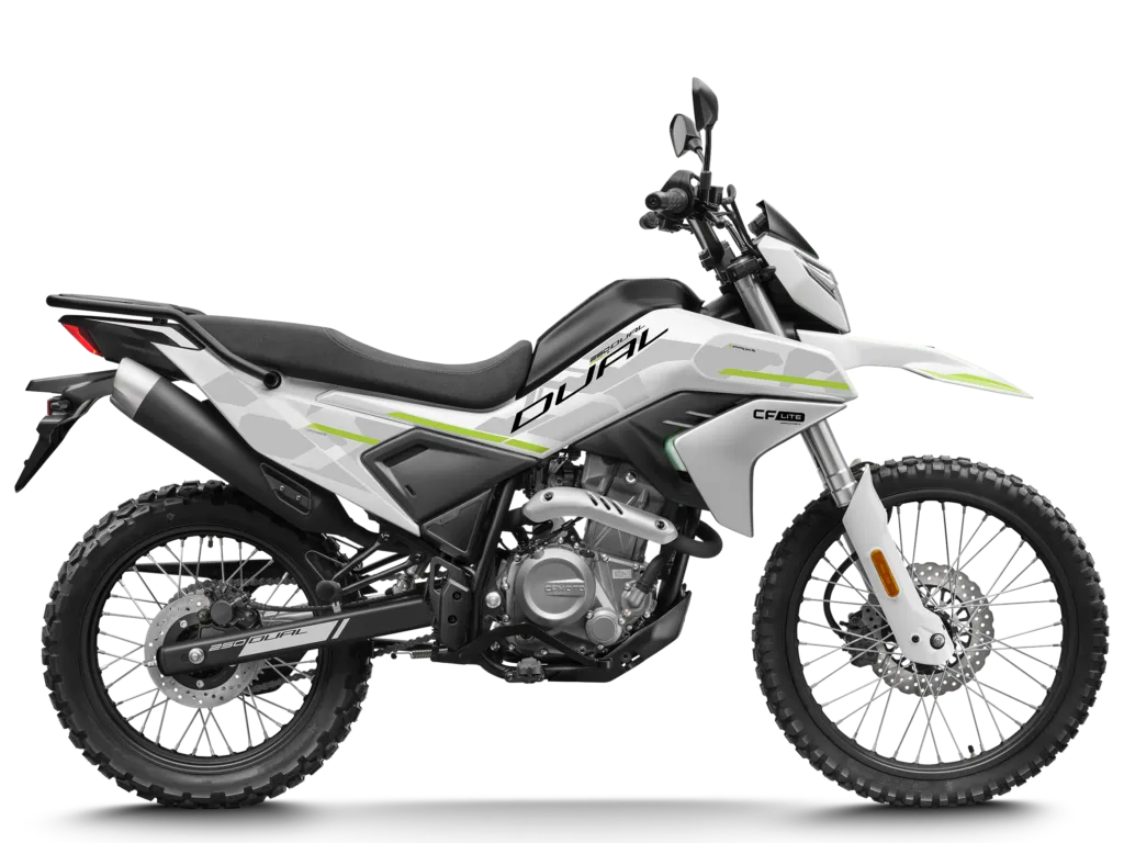 MOTOCICLETA 250 DUAL WHITE CFLITE