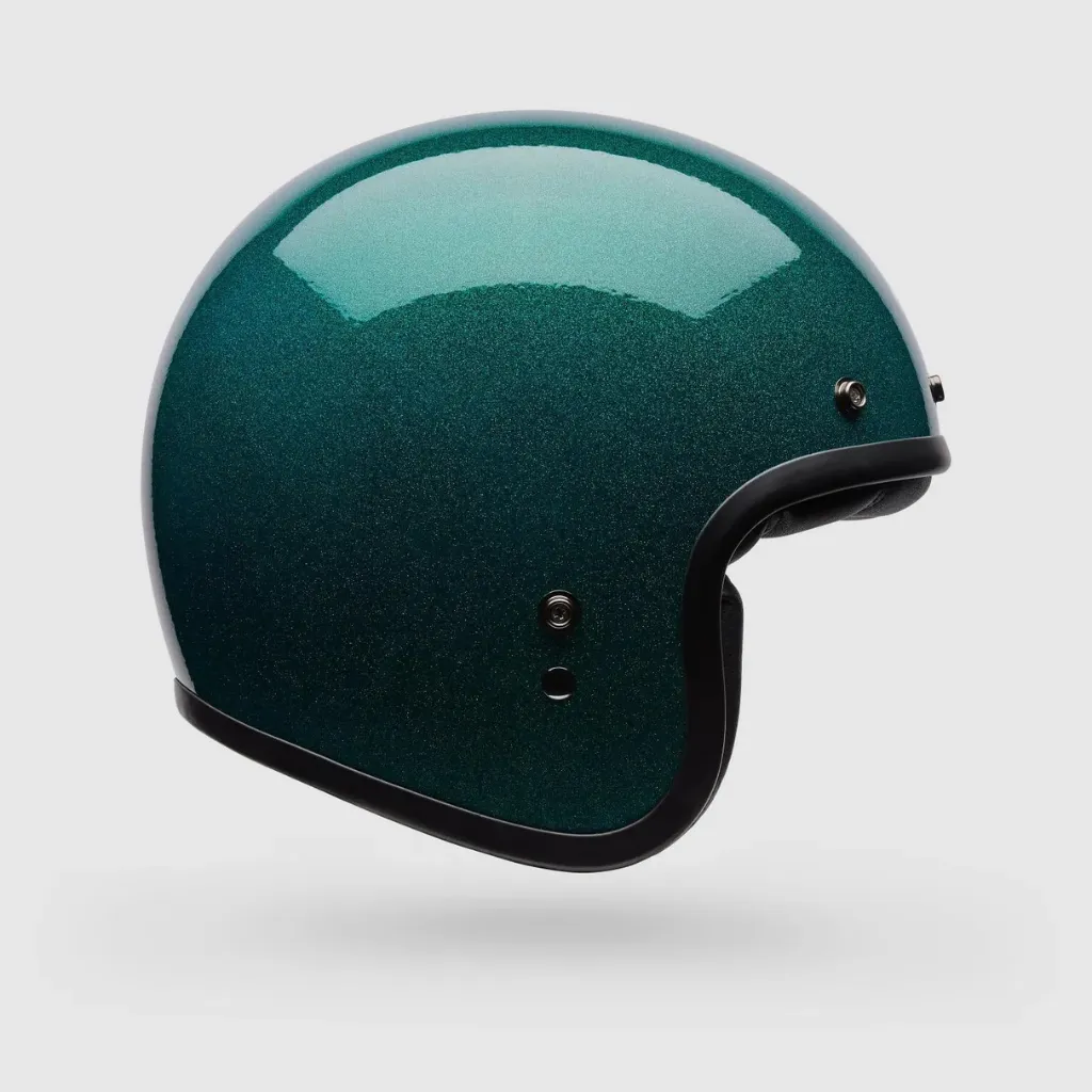CASCO MOTO CALLE CUSTOM 500 FLAKE VERDE (M)