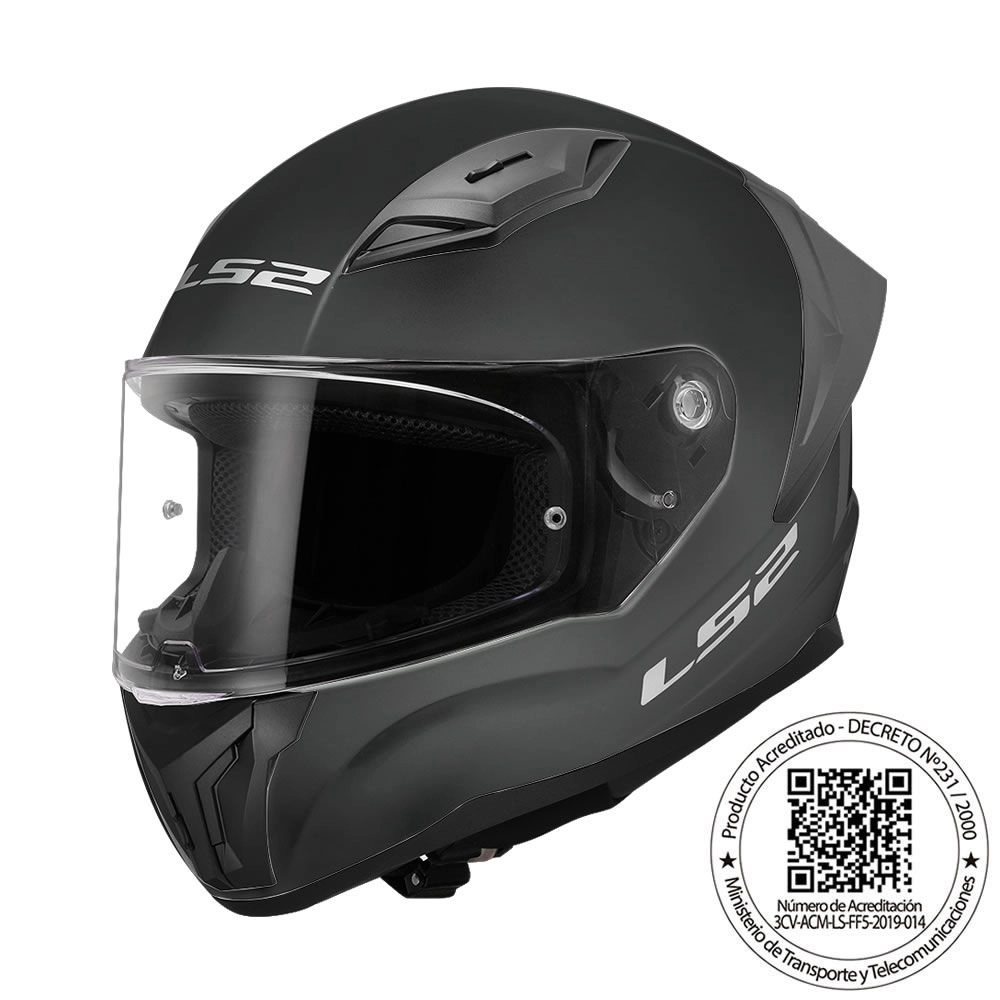 CASCO LS2 FF810 VIGO MONO NEGRO MATTE