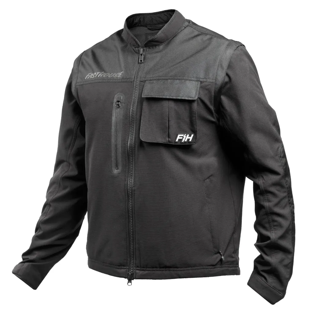 Fasthouse Chaqueta Fasthouse MX/Enduro Off-Road Seeker Negro (M)