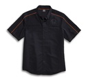 SHIRT-S/S,TRIPLE VENT,SKULL,BL 99034-15VM