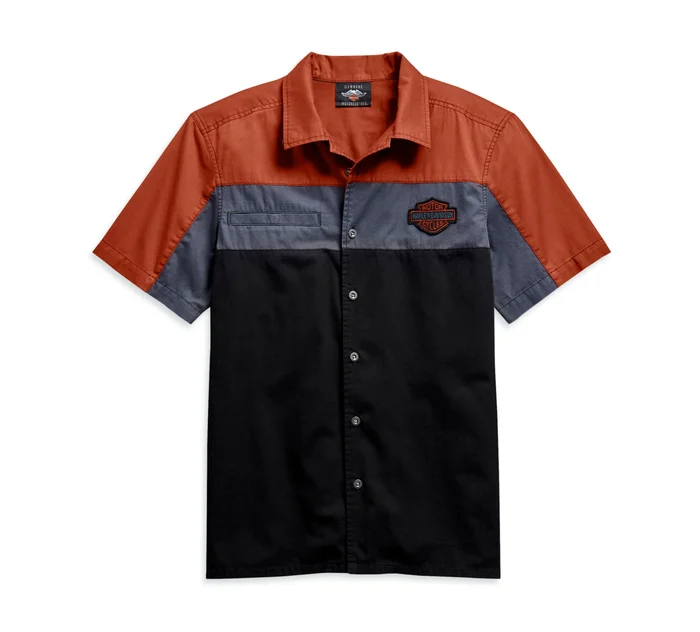 SHIRT-WOVEN,COLORBLOCK 99080-20VM