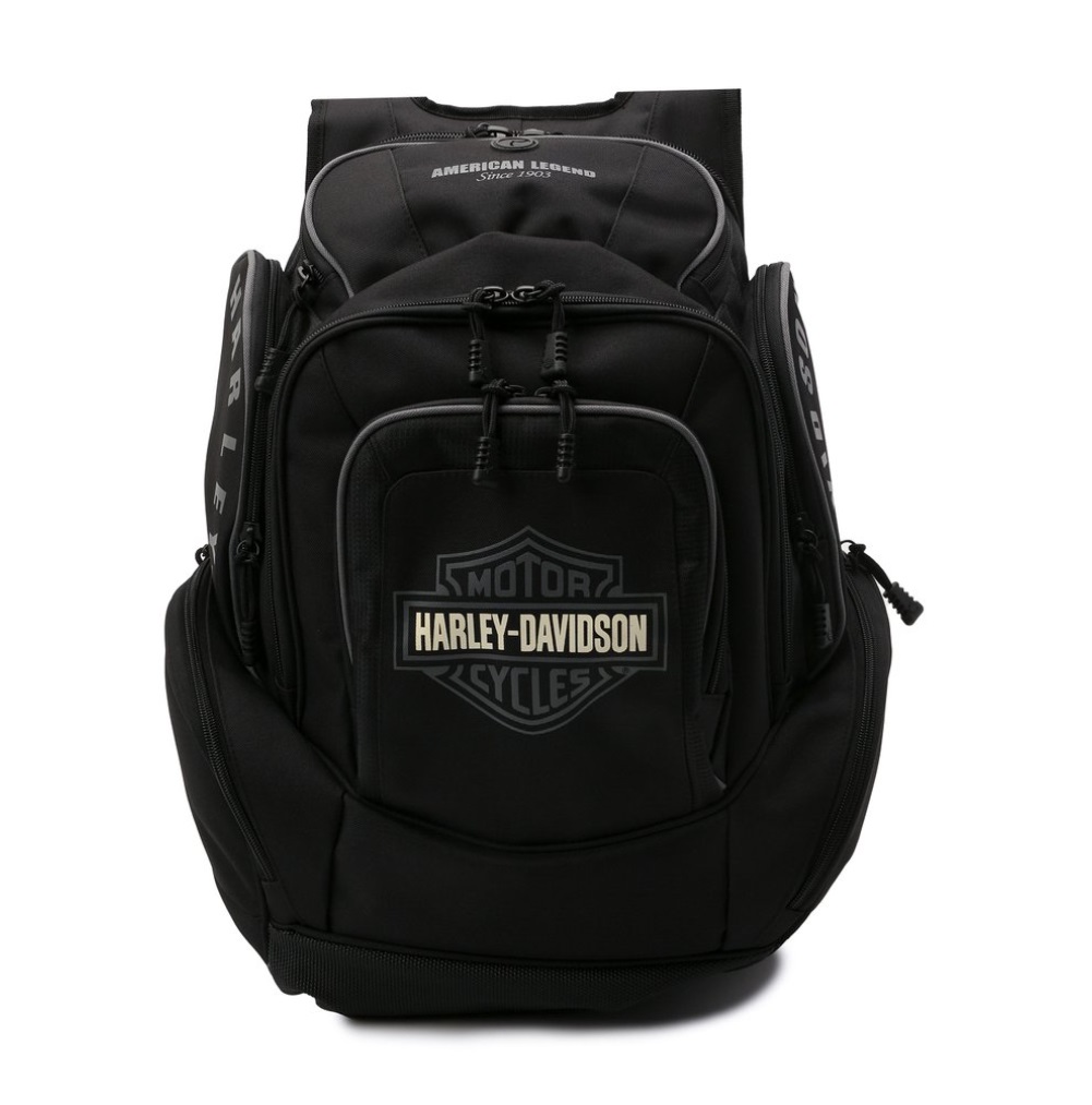 [BP1900S-GRYBLK] B&S Delux Back Pack