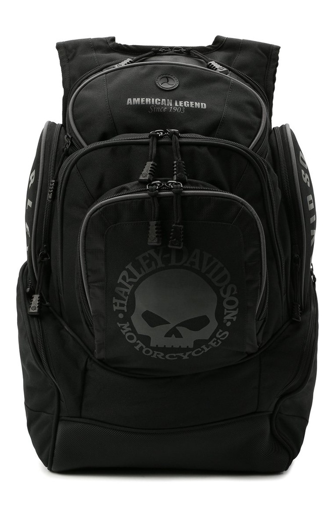 [BP1924S-BLACK] Skull Delux Back Pack