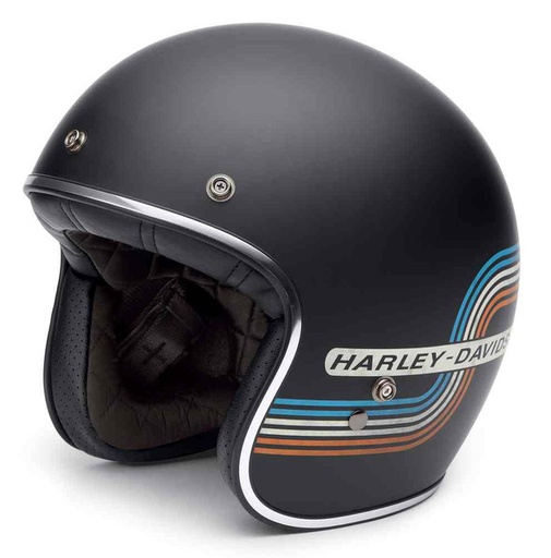 HELMET-BL,3/4,B01,TANK STRIPE, 98177-17VX