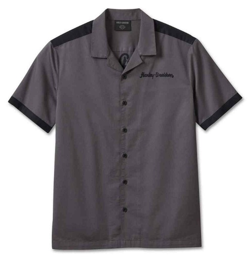 SHIRT-WOVEN,DARK GREY 96618-23VM