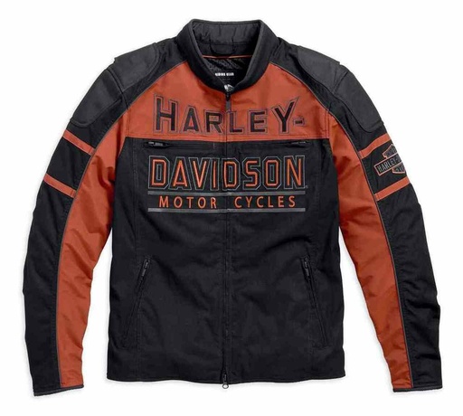 JKT-FNCT,GASTONE,RIDING,BLK/OR 98112-16VM
