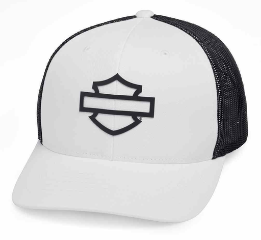 [99472-19VM] CAP-BB,B&S,TRUCKER,WVN,CLRBLK 99472-19VM