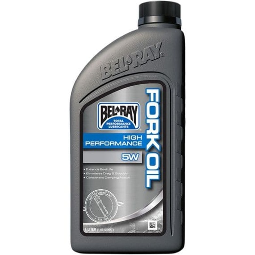 [690509200508] Bel-Ray High Perf Fork Oil 5W