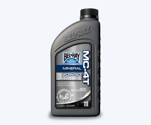 [690509400083] Bel-Ray MC 4T Mineral E/O 20W-50