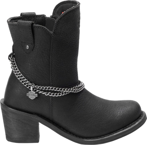 RR-VANETTE BLK ANKL CHAIN PULL ON