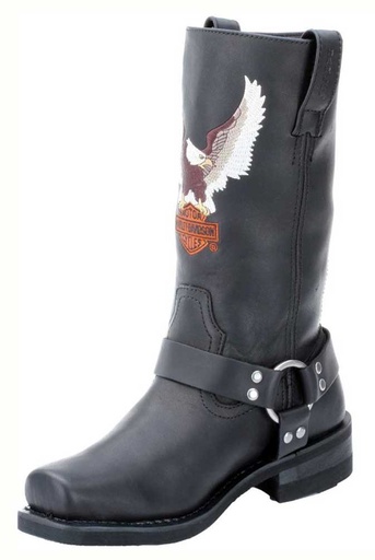 RR-DARREN BLK 13 HARNESS W/EAGLE"