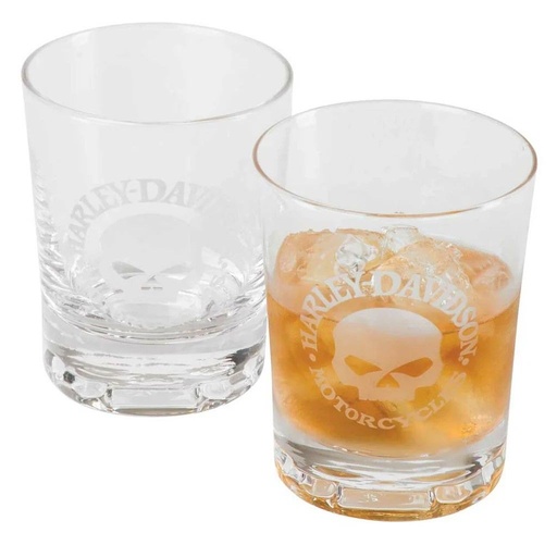 [HDL-18799] H-D Skull Tumbler Set