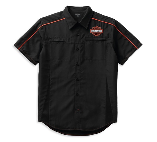 SHIRT-WOVEN,BLACK 99089-22VM