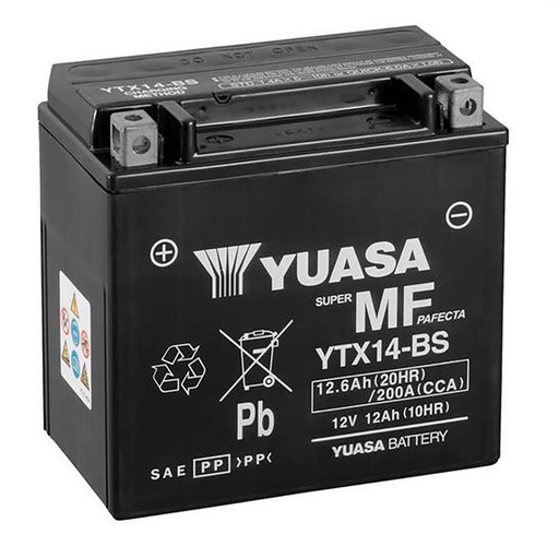 [YTX14-BS] BATERIA YUASA YTX14-BS 