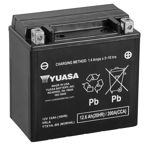 [YTX14L-BS] BATERIA YUASA YTX14L-BS